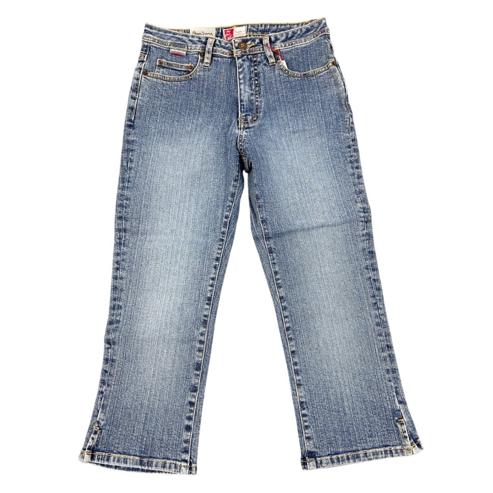 VTG Pepe Jeans London Medstone Wash Stretch Straight Leg Jeans Size 28 NWT